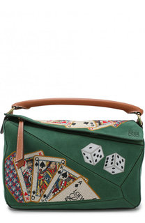Сумка Puzzle с нашивками Loewe