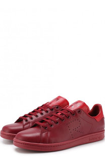 Кожаные кеды Stan Smith на шнуровке Adidas by Raf Simons