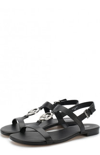 Кожаные сандалии Beth с логотипом бренда MICHAEL Michael Kors
