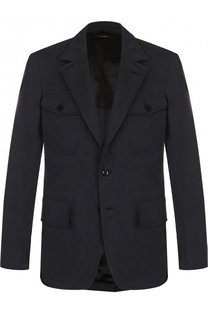 Однобортный хлопковый пиджак Tom Ford