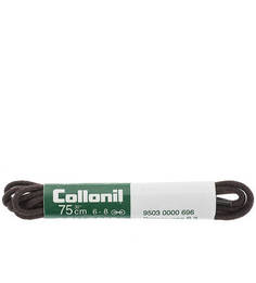 Тонкие шнурки коричневого цвета Collonil