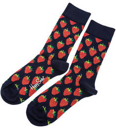 Синие хлопковые носки Happy Socks