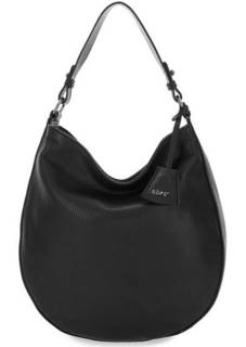 Черная кожаная сумка со съемным плечевым ремнем Abro