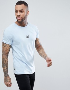 Облегающая футболка с логотипом Puma - Синий