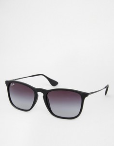 Черные вайфареры Ray-Ban Chris RB4187 622/8G - Черный