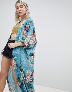 Кимоно с цветочным принтом Boohoo - Мульти
