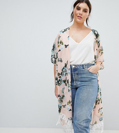 Кимоно с цветочным принтом Junarose - Мульти