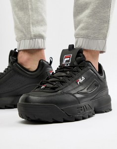 Черные кроссовки Fila Disruptor - Черный