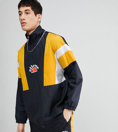 Черная спортивная куртка со вставками и молнией 1/4 ellesse - Черный