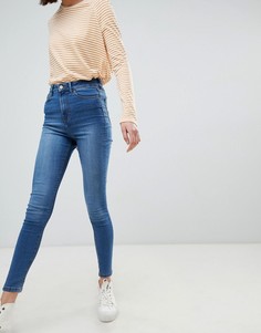 Зауженные джинсы с завышенной талией Waven Anika - Синий