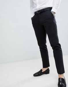 Черные узкие брюки под смокинг ASOS DESIGN - Черный
