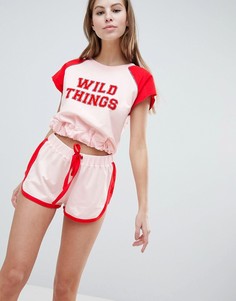 Шорты в стиле casual от ASOS DESIGN Wild Things - Мульти