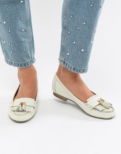 Кожаные туфли на плоской подошве Carvela Mocking - Белый