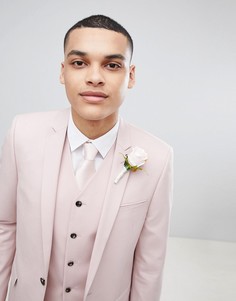 Розовый приталенный пиджак ASOS DESIGN Wedding - Розовый