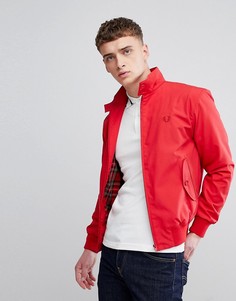 Изготовленная в Англии красная куртка Харрингтон Fred Perry REISSUES - Красный