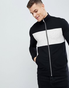 Черная спортивная куртка скинни ASOS DESIGN - Черный