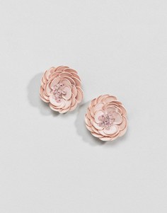 Серьги-гвоздики ASOS DESIGN - Розовый