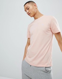 Розовая футболка с круглым вырезом и логотипом Abercrombie &amp; Fitch - Розовый