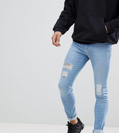 Рваные облегающие джинсы Brooklyn Supply Co - Синий