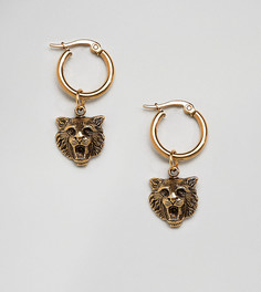 Серьги-кольца с позолотой 18 кт Regal Rose - Золотой