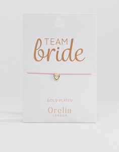 Фенечка с сердцем Orelia Team Bride - Розовый