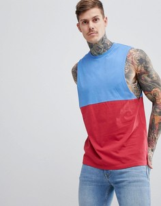 Майка с заниженными проймами и контрастными вставками ASOS DESIGN - Мульти