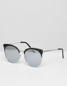 Круглые солнцезащитные очки Quay Australia Miabella - Черный