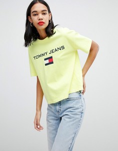 Футболка с логотипом Tommy Jean 90s Capsule 5.0 - Желтый