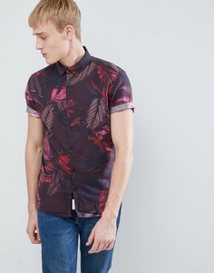 Красная рубашка с принтом River Island - Красный