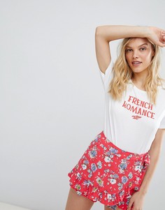 Футболка French Romance Maison Scotch - Белый