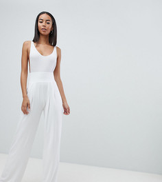 Брюки с широкими штанинами ASOS DESIGN Tall - Белый
