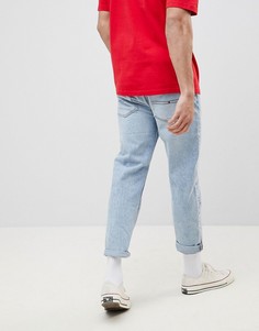 Светлые укороченные джинсы в стиле 90-х Tommy Jeans Sailing Capsule - Синий