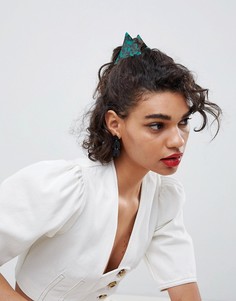 Зеленая заколка для волос ASOS DESIGN - Зеленый