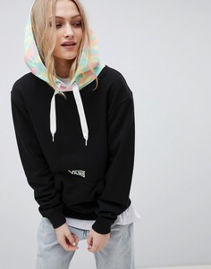 Худи с камуфляжным принтом Vans эксклюзивно для ASOS - Черный