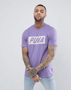 Футболка с логотипом Puma - Фиолетовый