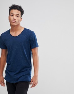 Футболка в крапинку с круглым вырезом Jack &amp; Jones Originals - Синий