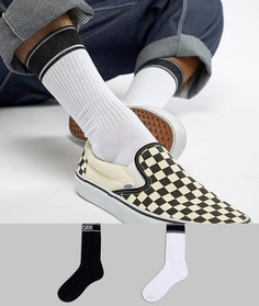 Набор из 2 пар носков с надписью ASOS DESIGN - Мульти