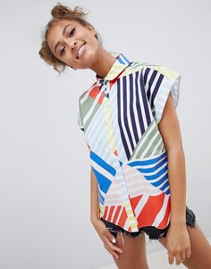 Рубашка прямого кроя из хлопка ASOS DESIGN - Белый