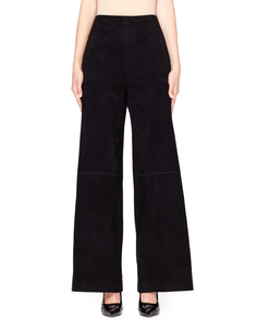 Черные замшевые брюки The Row