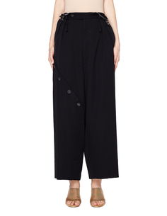 Шерстяные брюки с подтяжками Yohji Yamamoto