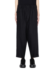 Широкие льняные брюки Yohji Yamamoto