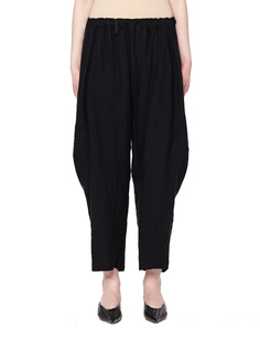 Укороченные льняные брюки Yohji Yamamoto