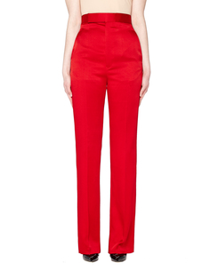Красные брюки со стрелками Haider Ackermann