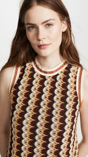 Anna Sui Zigzag Mini Dress