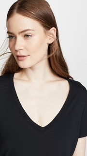 David Lerner Super Deep V Neck Tee