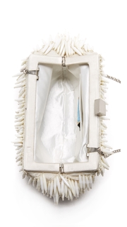 Santi Bead Fringe Clutch