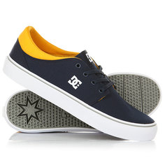 Кеды кроссовки DC Trase TX Navy/Yellow