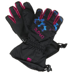 Перчатки сноубордические детские Dakine Tracker Glove Blue Flowers