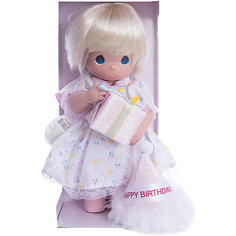 Кукла "С Днем Рождения", блондинка, 30 см, Precious Moments