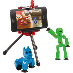 Игровой набор Zing "Stikbot" Студия с питомцем, Человечек с голубой собакой